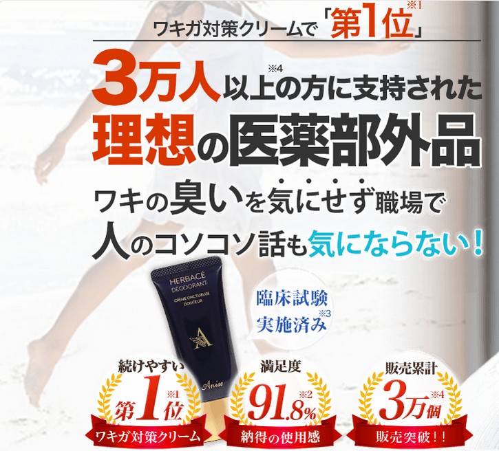 【アニセ ワキガ対策クリーム】について